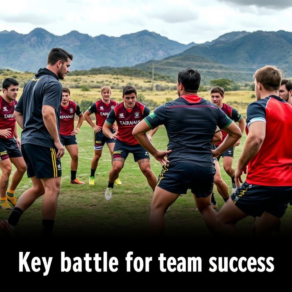 米乐体育网站-塔斯马尼亚联教练组强化体能训练，备战关键战